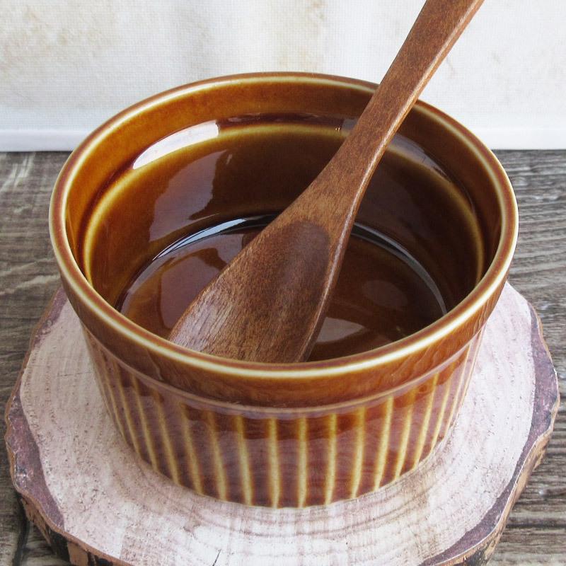 ココット 食器 スフレ 飴色 アメ色 茶色 お菓子づくり 小鉢 レトロ