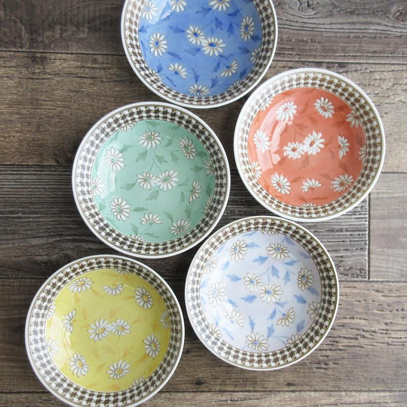 浅鉢 中鉢 17cm 和食器 日本製 取り鉢 ボウル 取り皿 煮物 / 千鳥格子