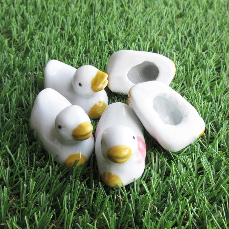 箸置き セット 陶器 調味料入れ アヒルの親子 カトラリーレスト