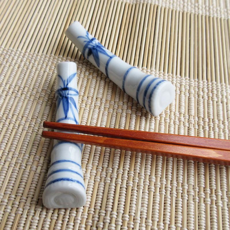 箸置き 和食器 陶磁器 竹 笹 タケノコ 和風 ナチュラル 植物 はしおき