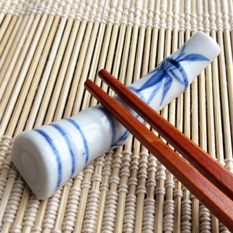 箸置き 和食器 陶磁器 竹 笹 タケノコ 和風 ナチュラル 植物 はしおき