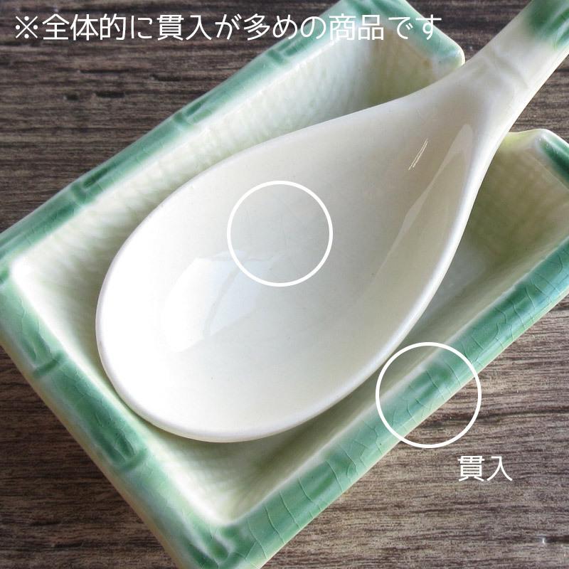 台付レンゲ 四角い台付き レンゲ 陶器のスプーン ラーメン 鍋料理 持ち
