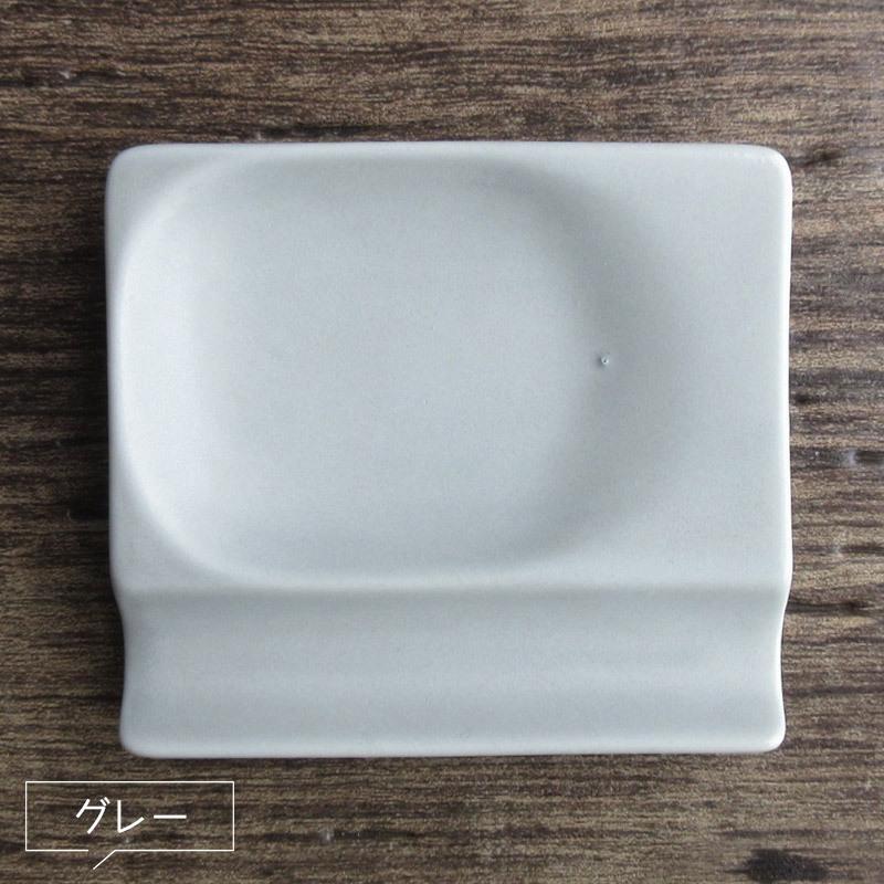 花色あそびさん限定の四角小皿と箸置き他 パステルカラー スクエア 箸置き小皿（4色選択）/ 箸置き スプーン