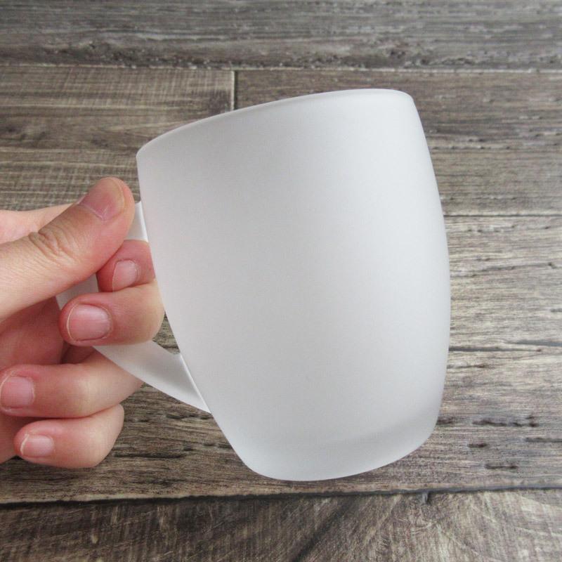 すりガラス マグカップ / おしゃれ スリガラス 硝子 グラス コップ