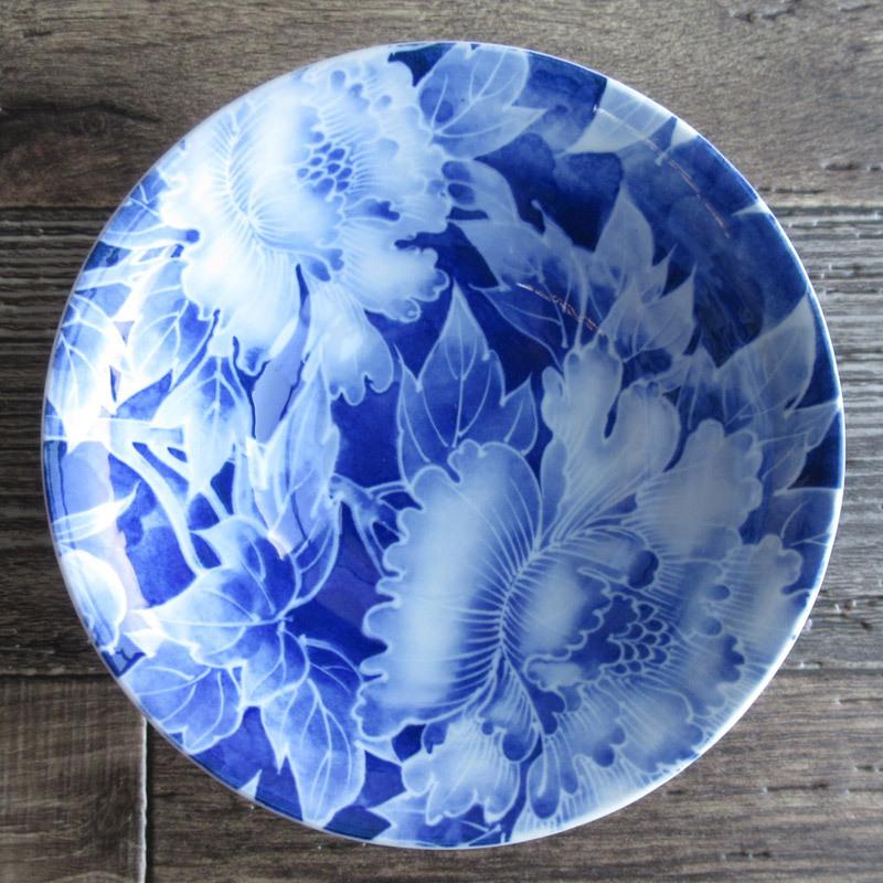 どんぶり 和食器 丼ぶり ラーメン丼 6.3寸 青 ブルー そば 蕎麦