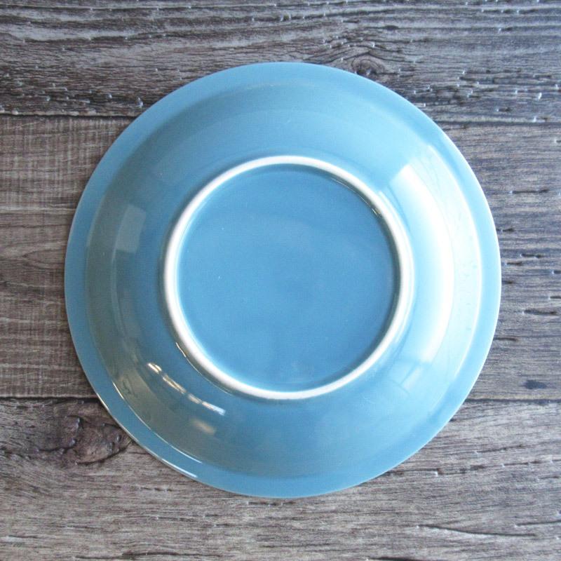 中皿 丸和皿 丸皿 和食器 水色 お正月 ハレの日 クープ皿 銀線 お刺身