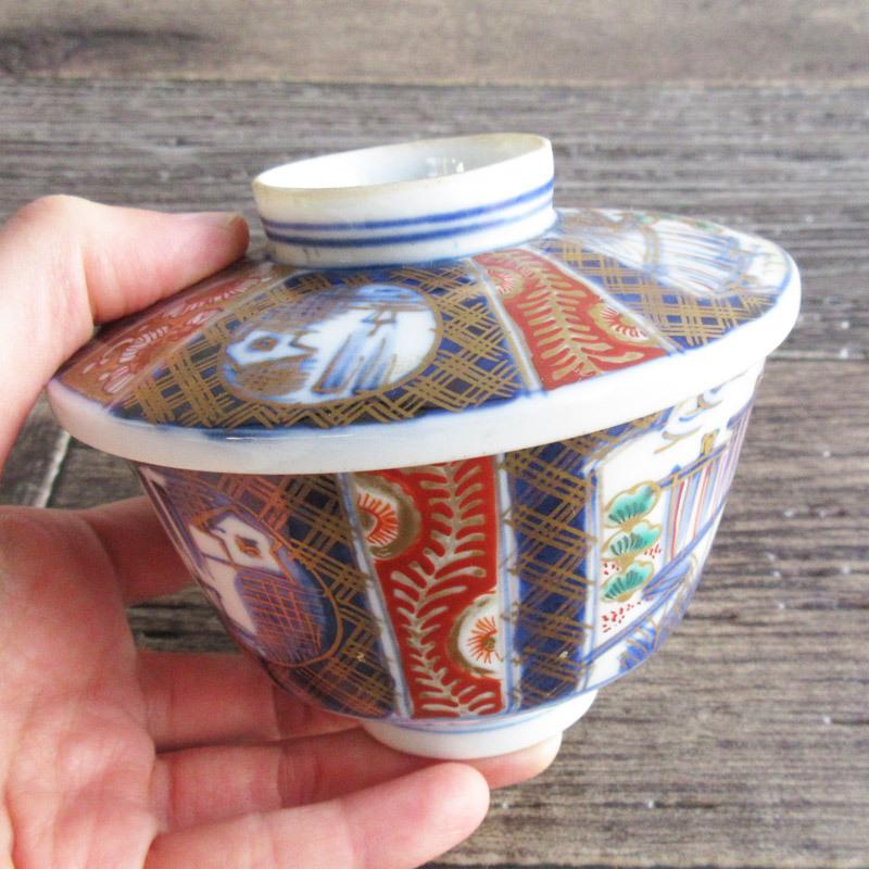 煮物碗 蓋付き煮物椀 むし碗 蒸し碗 小サイズ 撮影小物 茶碗蒸し