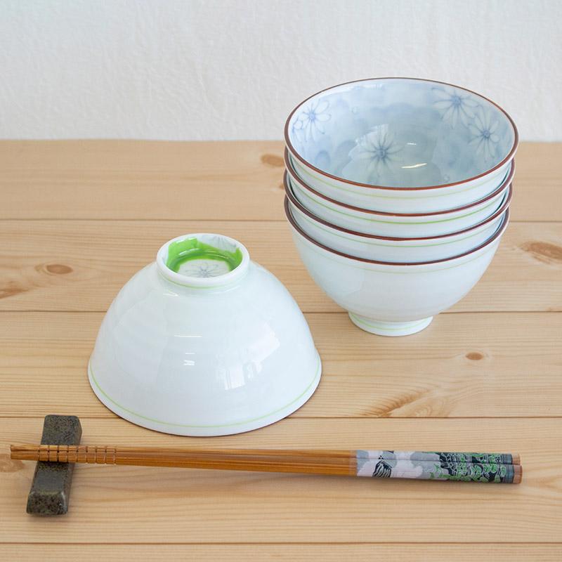 ご飯茶碗 お茶わん 和食器 白 ご飯 茶碗 飯碗 花柄 軽量食器 / 軽量 内