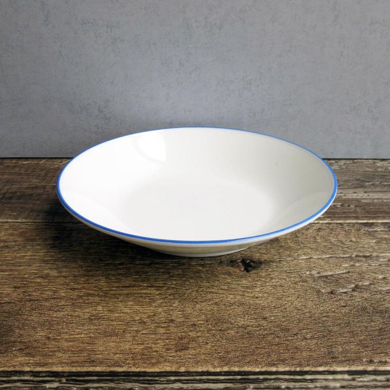 薄いブルー　能登朝奈　山野邉朝奈　丸いプレート　皿18.5cm 薄いブルー 能登朝奈 山野邉朝奈 丸いプレート 皿18.5cm