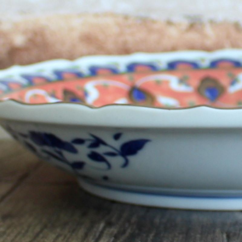 大皿 トルコ IZNIK モザイク タイル 飾り皿 青い花柄 高級食器