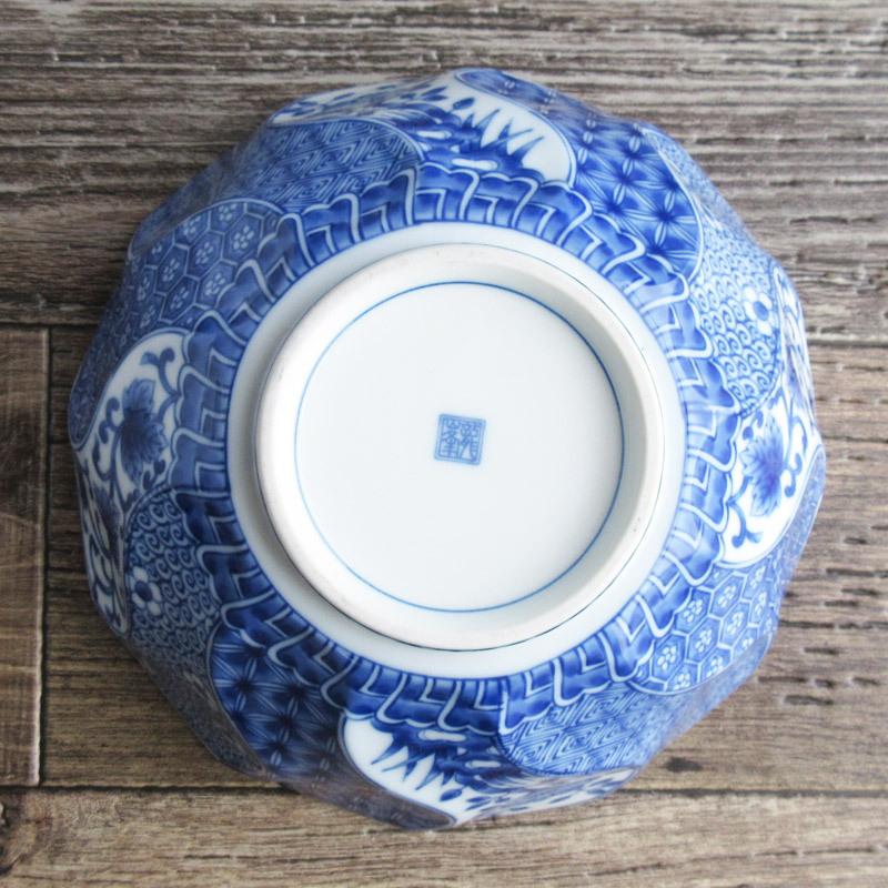 ❣️有田焼龍峯窯ねじり祥瑞大鉢