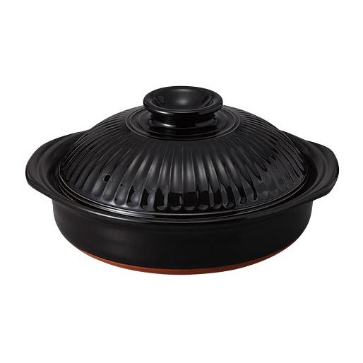 業務用 土鍋 菊花黒9号鍋 入数 1 Mkd3 859 08 業務用食器の高岡陶器 通販 Yahoo ショッピング