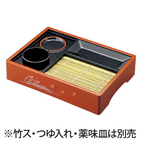 即日出荷 業務用 角 天ザルセット 朱に波千鳥 本体 入数 5 工場直送 Turningheadskennel Com