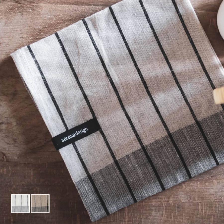 毎日の台所やテーブルで食器拭きやティータオルとしておすすめ メール便可 B2c ディッシュクロス リネン ストライプ Itt012 Sarasa Design Store 通販 Yahoo ショッピング
