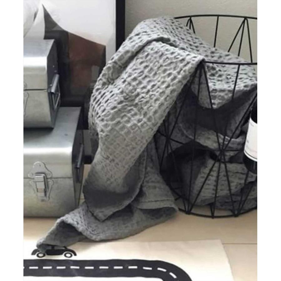 しっかり厚手のワッフルケット［b2c ヘビーワッフル タオルケット L｜オーガニックコットン］タオルケット_2