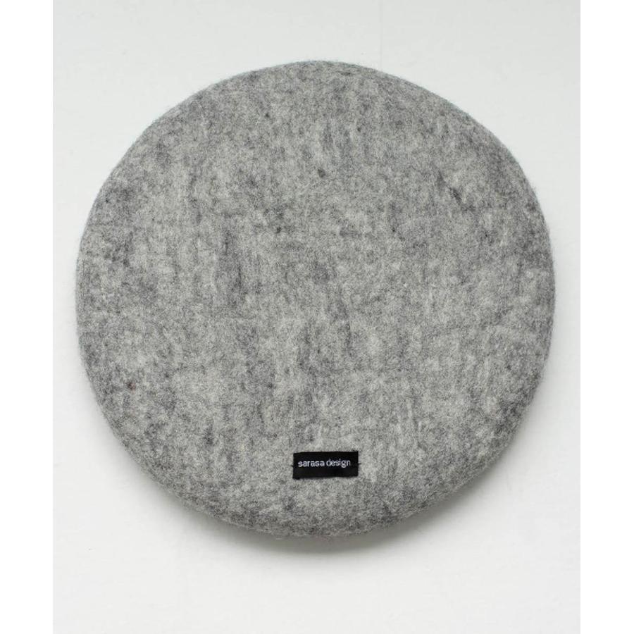 HEY-SIGNハイサインウールフェルト丸チェアクッションシート北欧グレー Frisbee round / HEY-SIGN（ハイサイン） - HEY-SIGN ｜+iimono online