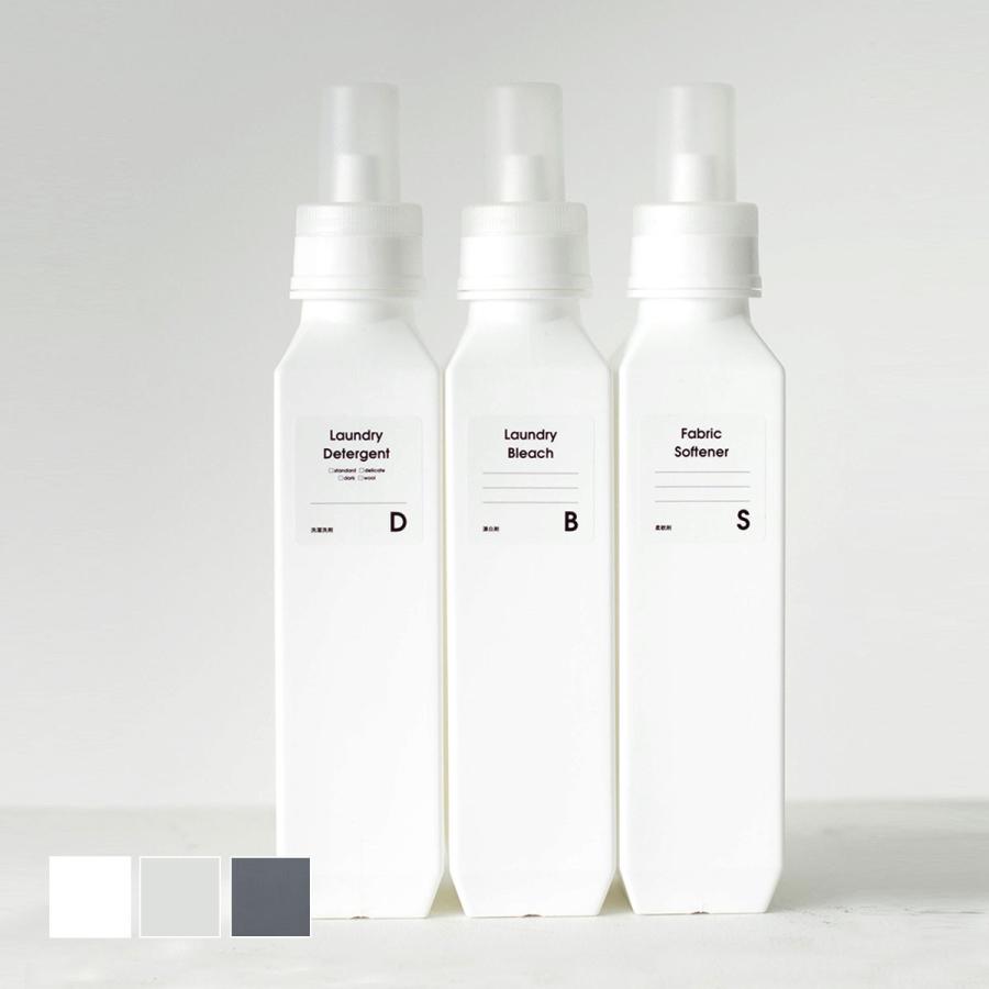 sarasa design ランドリーボトル 洗剤ボトル［セット○b2c L