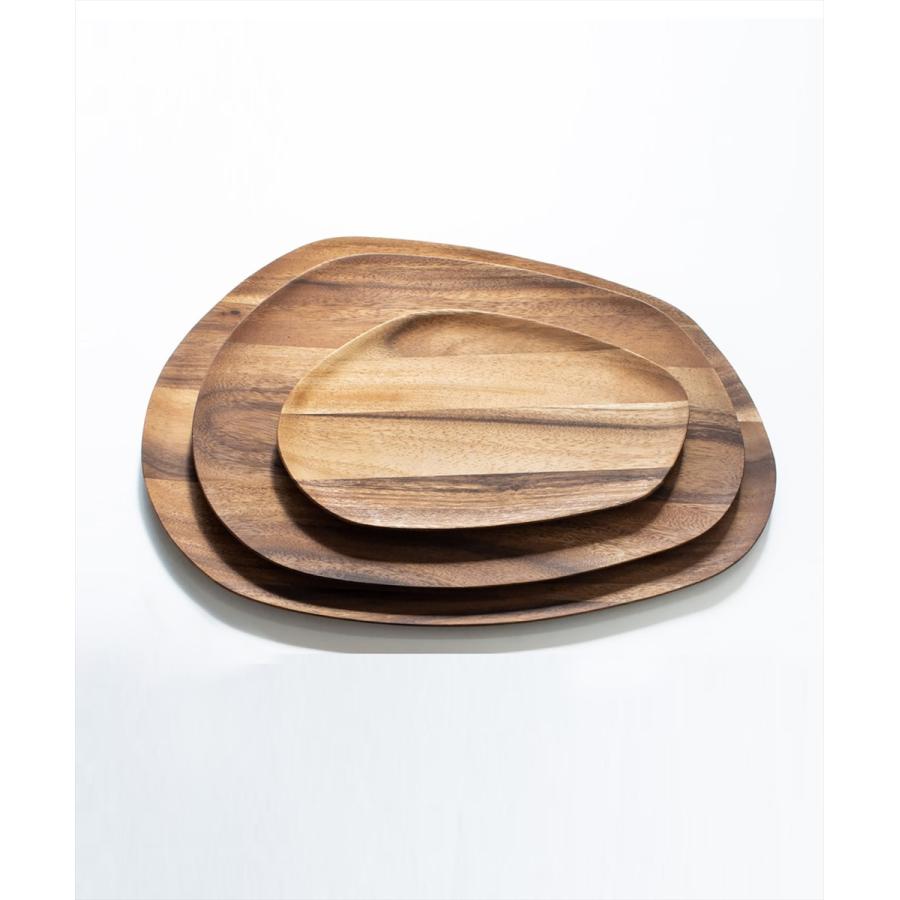 アカシア製の木のお皿［b2c アカシアウッド ラウンドトレー L］｜sarasa-designstore｜07