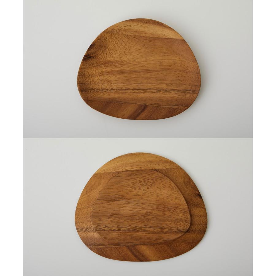 アカシア製の木のお皿［b2c アカシアトレイ 17cm］木製 プレート 食器 木の食器｜sarasa-designstore｜07
