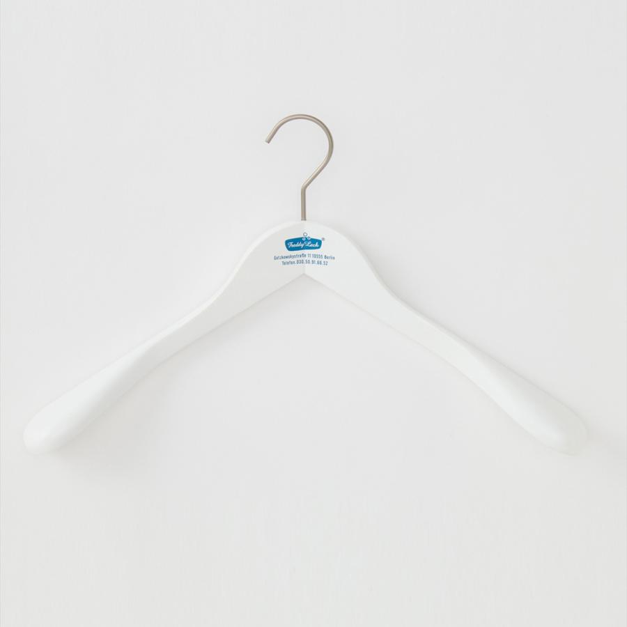 シャツハンガーやスーツハンガーにおすすめの木製ハンガー Freddy Leck フレディレック ウッドハンガー メンズ ホワイト Xfu Fl 136 Sarasa Design Store 通販 Yahoo ショッピング