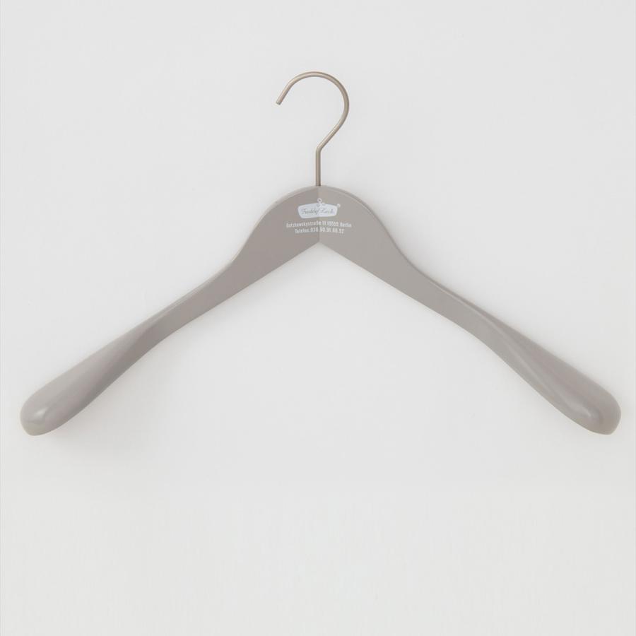 シャツハンガーやスーツハンガーにおすすめの木製ハンガー Freddy Leck フレディレック ウッドハンガー メンズ グレー Xfu Fl 137 Sarasa Design Store 通販 Yahoo ショッピング