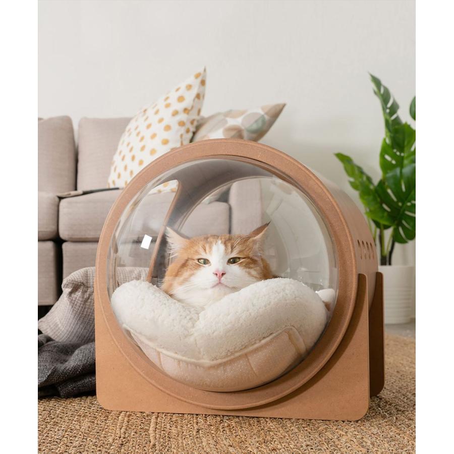 正規品 猫ベッド ペットベッド 猫グッズ 猫ハウス ペットハウス 猫用ベッド［MYZOO〈マイズー〉宇宙船アルファ ネコハウス］ 【TM1918968149】(11385円)