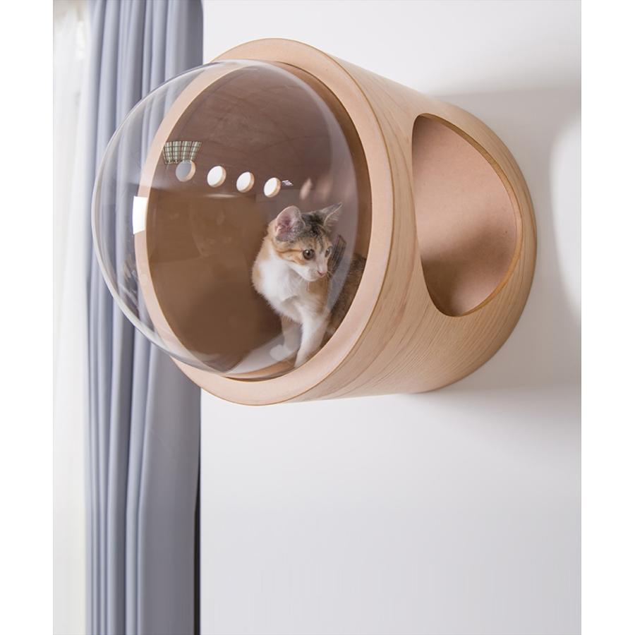 猫ベッド ペットベッド 猫グッズ 猫ハウス ペットハウス 猫用ベッド［MYZOO〈マイズー〉宇宙船ガンマ ネコハウス］｜sarasa-designstore｜06