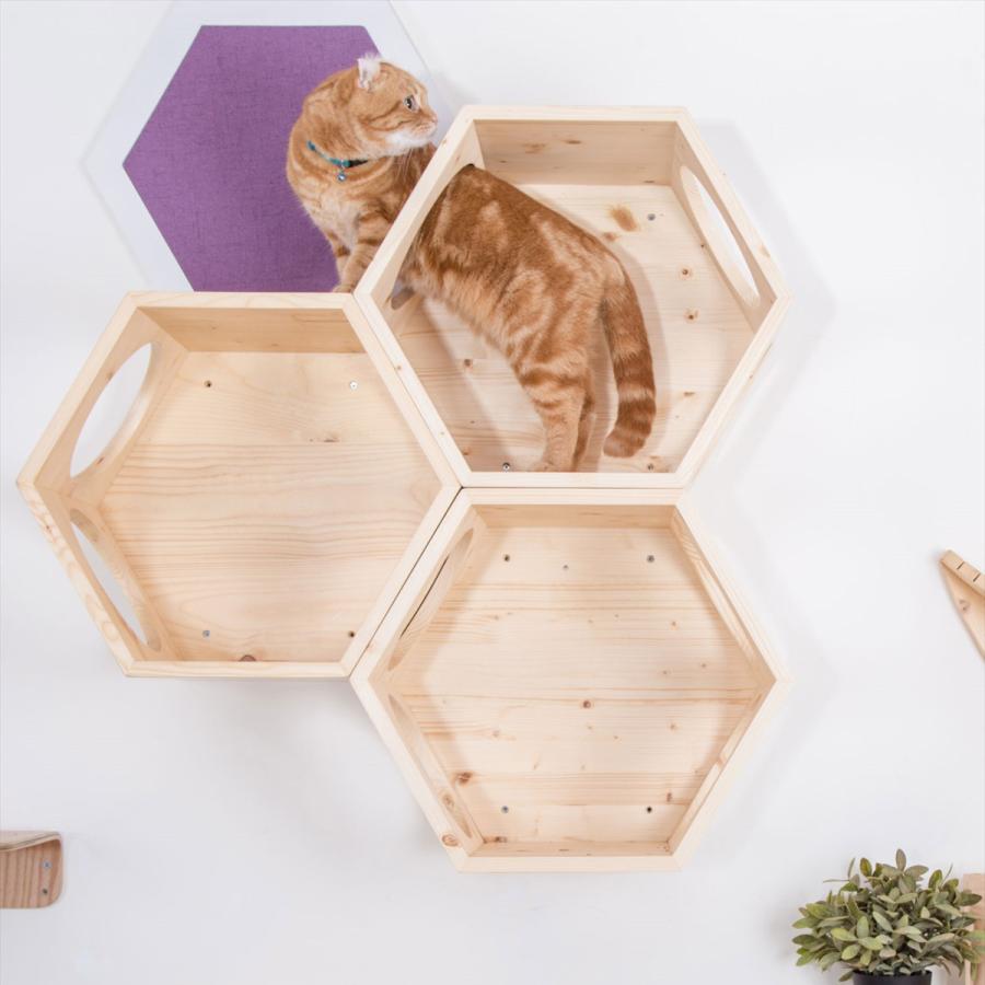 MYZOO 木製キャットタワーパーツ 6個セット 楽天市場】MYZOO 六角