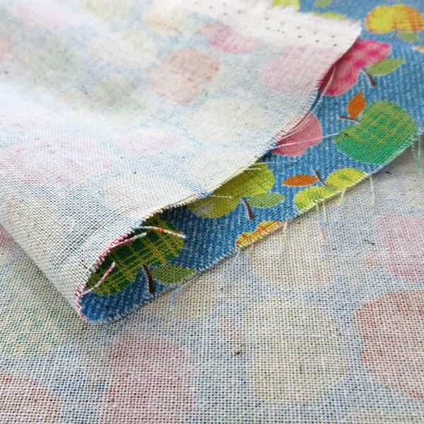 綿麻混キャンバス生地（5300-200）北欧調プリント　生地巾110cm   数量1（50cm）350円  日本製 |  | 13
