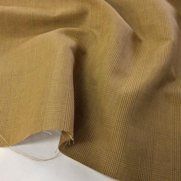 綿麻混先染織生地（40032）ジャガードグレンチェック柄　生地巾148cm   数量1（50cm）490円 MADE in JAPAN |  | 04