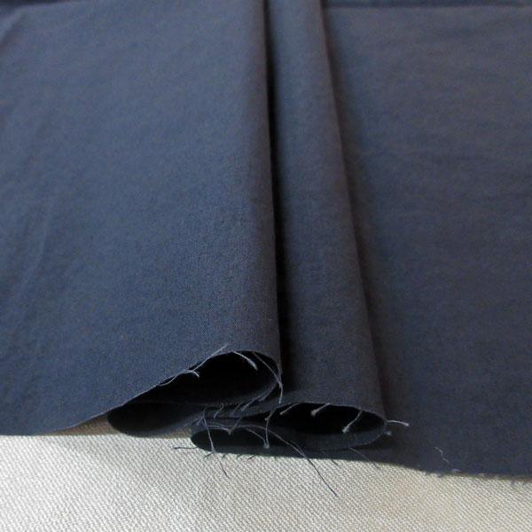 コットンリネン平織生地（13202K）　無地/ダークネイビー　 生地巾140cm 数量1（50cm）295円  MADE in JAPAN  *1.5ｍまで送料250円/ネコポス便可* |  | 02