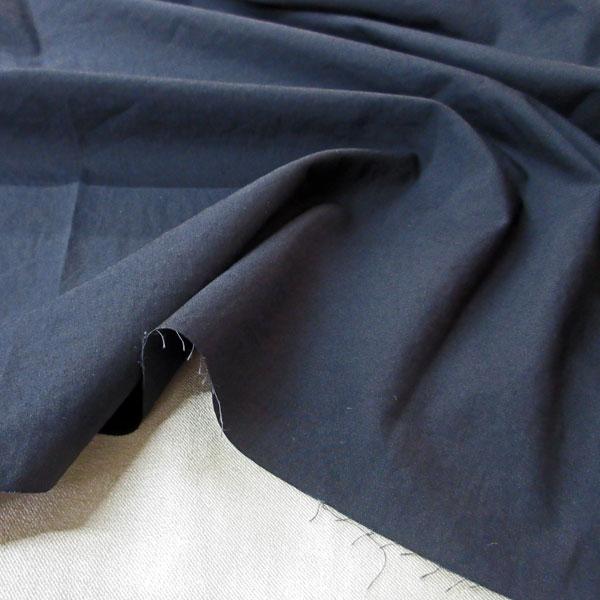 コットンリネン平織生地（13202K）　無地/ダークネイビー　 生地巾140cm 数量1（50cm）295円  MADE in JAPAN  *1.5ｍまで送料250円/ネコポス便可* |  | 03