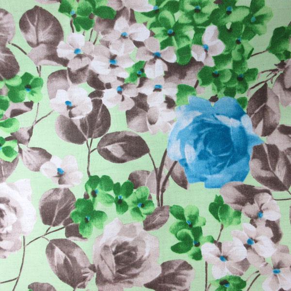 コットンリネン生地（YAS300）花柄プリント（水彩画風）  生地巾108cm 数量1（50cm）295円  MADE in JAPAN    *1.5mまで送料250円/ゆうパケット便* |  | 03