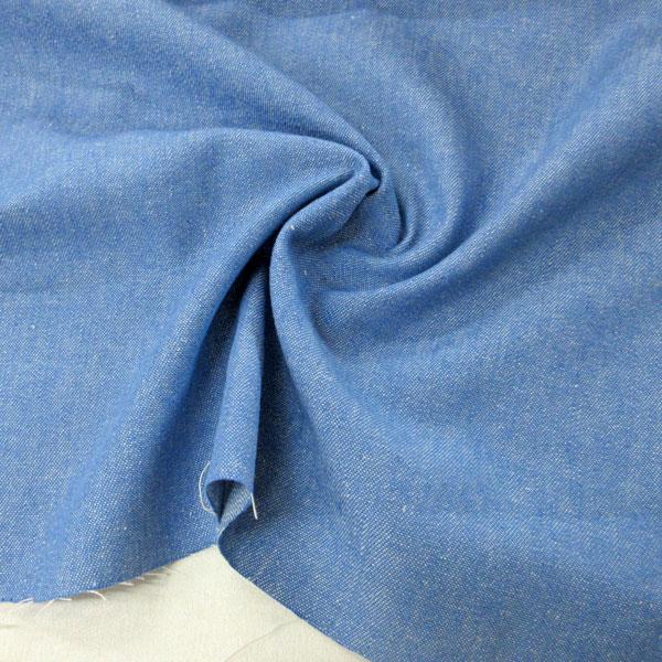 綿麻混ソフトワッシャーキャンバス（2559）デニム調pt（サックス）  生地巾108cm 数量1（50cm）295円 *1.5m（数量3）まで送料250円/ネコポス便可能です* |  | 02