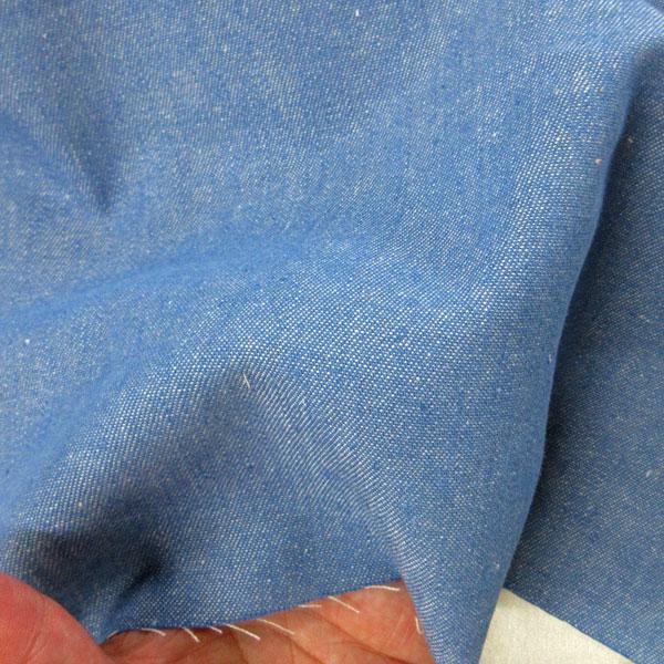 綿麻混ソフトワッシャーキャンバス（2559）デニム調pt（サックス）  生地巾108cm 数量1（50cm）295円 *1.5m（数量3）まで送料250円/ネコポス便可能です* |  | 03