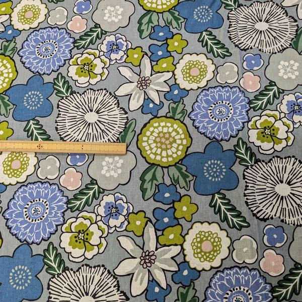 コットンリネンキャンバス生地（AP55804-2）北欧の森PT  生地巾110cm 数量1（50cm）490円  MADE in JAPAN    *1mまで送料250円/ネコポス便可能* |  | 13