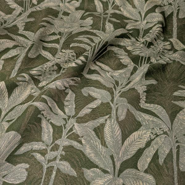 綿麻混織生地メロンクロス（5025-310）ボタニカルプリント　生地巾110cm   数量1（50cm）390円　　 MADEinJAPAN |  | 11