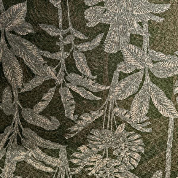 綿麻混織生地メロンクロス（5025-310）ボタニカルプリント　生地巾110cm   数量1（50cm）390円　　 MADEinJAPAN |  | 02