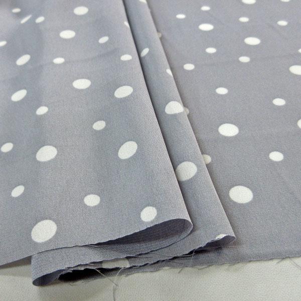 ポリエステル合繊生地（YEX464）シャワードット柄pt 生地巾145cm 数量1