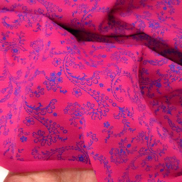 超貴重！西ドイツ製高級プリント生地　インティア 「バード」 fbca76a7dd1a40ea90a1973b089d63