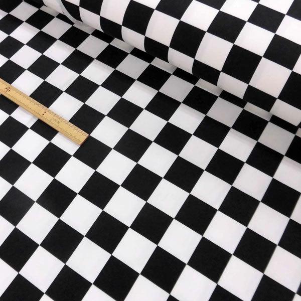 綿ツイルプリント生地 81 市松模様柄 サイズ約2 5cm 110cm巾 数量1 50cm 350円 国産 Ymp 223 布の家サラサ 通販 Yahoo ショッピング