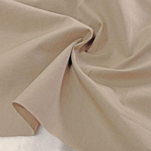 高級綿素材】綿100%高密度60/1サテン生地（BD6436）無地/近江晒+塩縮+