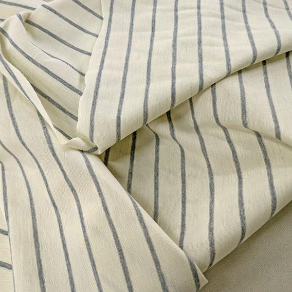 綿100%ボーダーニット（007P0000725）30/シルケット調　生地巾 155cm 数量1（50cm）330円　MADE in JAPAN |  | 08