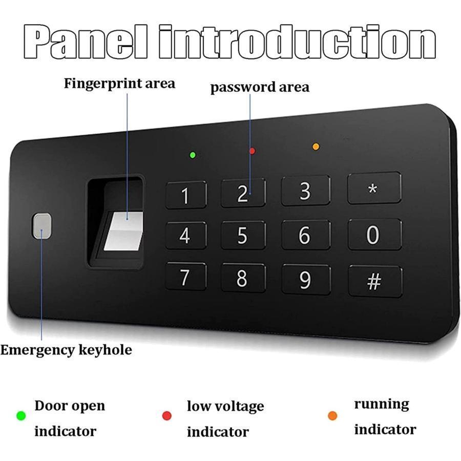 金庫、家庭用金庫、セキュリティ金庫 指紋パスワードロック 電子金庫 耐火および盗難防止セキュリティ ファイリングキャビネット マルチ｜sarasastore8｜02