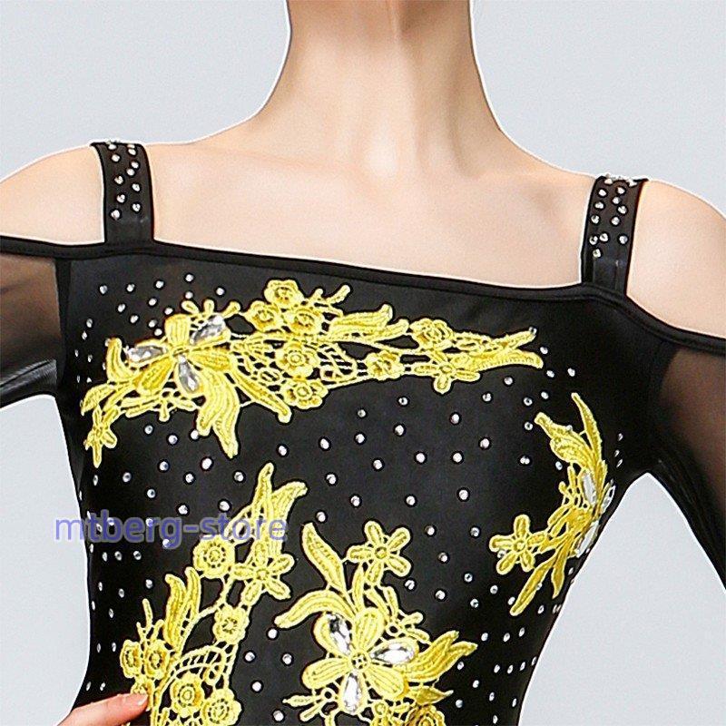 社交ダンス衣装 社交ダンスドレスモダンドレス ダンス衣装 ダンスウェア ダンス衣装 レディース 社交ダンス 練習着 ダンス衣装 身長：162