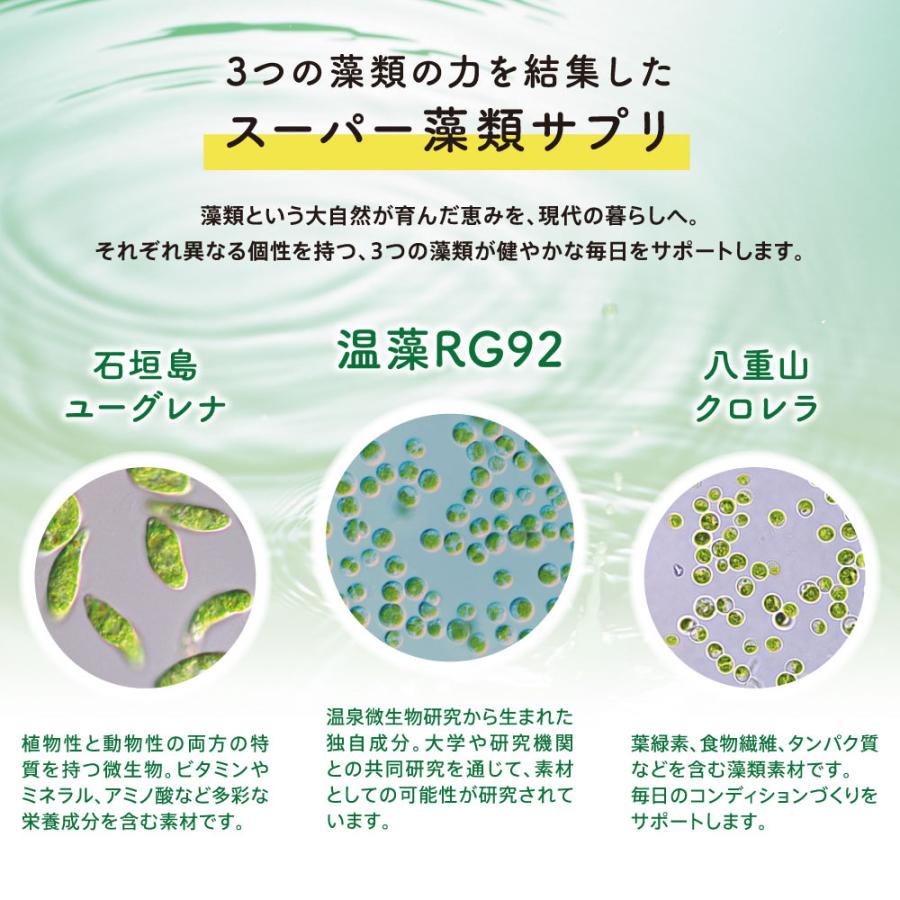 【メーカー公式】 ReTreg （リトレグ）温藻RG92配合サプリメント 210粒 パウチ 30日分 温藻RG92 ユーグレナ クロレラ 藻活 共同開発 国内製造 SARABiO |  | 04