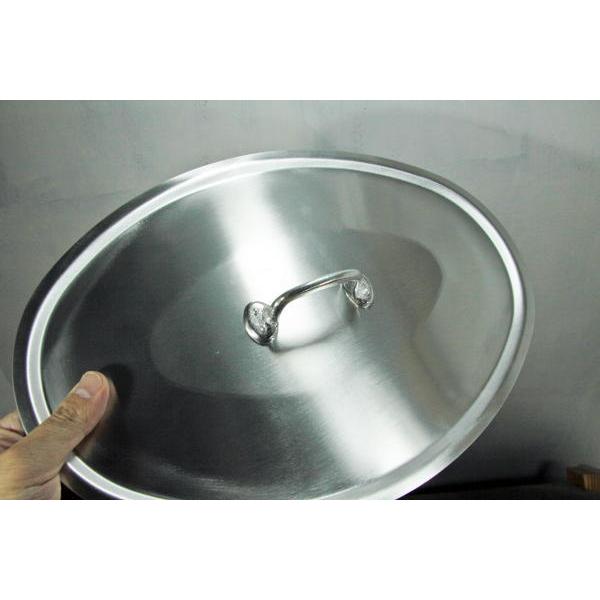 アルミ楕円両手鍋36cm アクアパッツァ鍋 パエリア鍋 オーバルパン 蓋