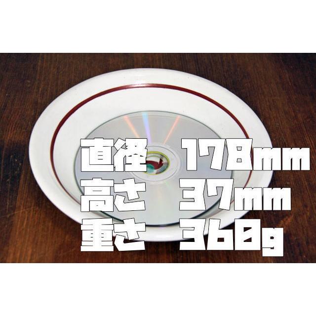 露古寿窯 赤絵6寸浅鉢 18cm スープ皿 ろこじゅかま 深皿 民芸 : 食器