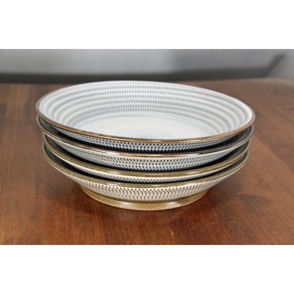 小石原焼 トビカンナ8寸平大鉢 24cm 民芸 麺鉢 手作り 国産 サラダボール