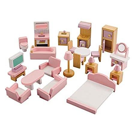 ハロウィンhalloweeneinstem Wooden Dollhouse Furniture Toys For 3 Year Old Girls Gifts Pr 並行輸入品 国産品